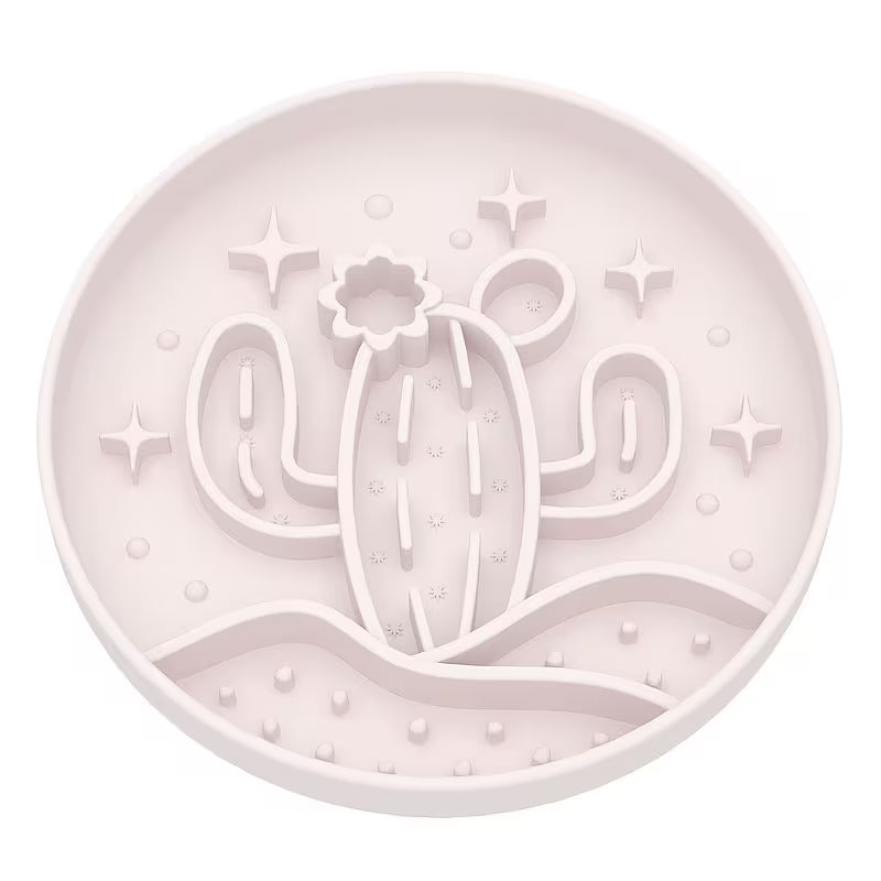 Cactus slow feeder bowl
